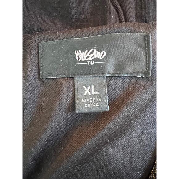 NWT Mossimo Black Beaded Neckline Lined Pullover Halter A-line Midi Dress XL - Picture 7 of 9